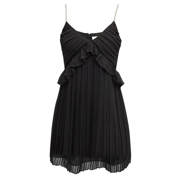 MICHAEL Michael Kors Dresses & Skirts - Michael Michael Kors Rhinestone Strap Mini Cocktail Dress Black 12